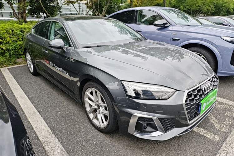 Used Audi A5 2024 Sportback 40 TFSI Fashionable and Dynamic Model Front Right 45 Deg