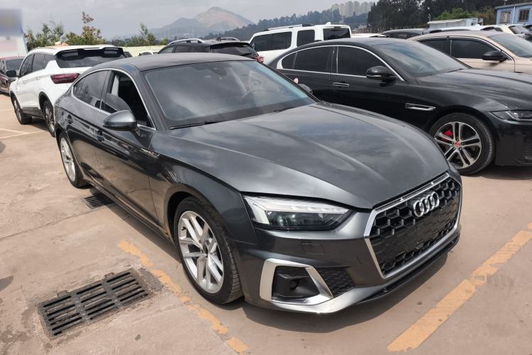 Used Audi A5 2024 Sportback 40 TFSI Fashionable and Dynamic Model Front Right 45 Deg