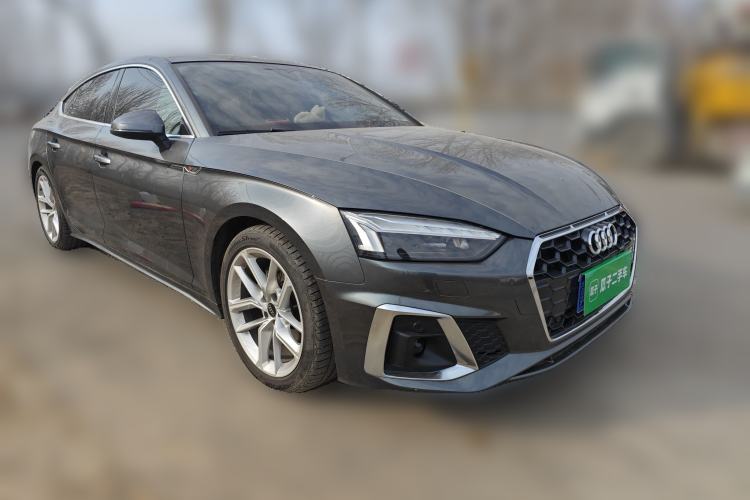 Used Audi A5 2024 Sportback 40 TFSI Fashionable and Dynamic Model Front Right 45 Deg