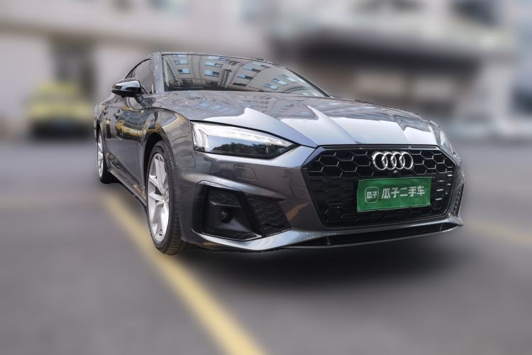 Used Audi A5 2024 Sportback 40 TFSI Fashionable and Dynamic Model Front Right 45 Deg