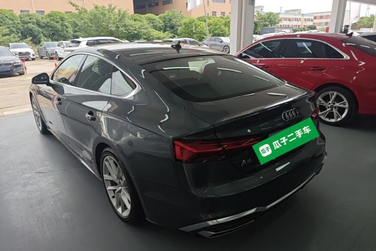 Used Audi A5 2024 Sportback 40 TFSI Fashionable and Dynamic Model Rear Left 45 Deg
