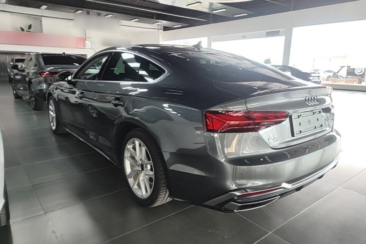 Used Audi A5 2024 Sportback 40 TFSI Fashionable and Dynamic Model Rear Left 45 Deg