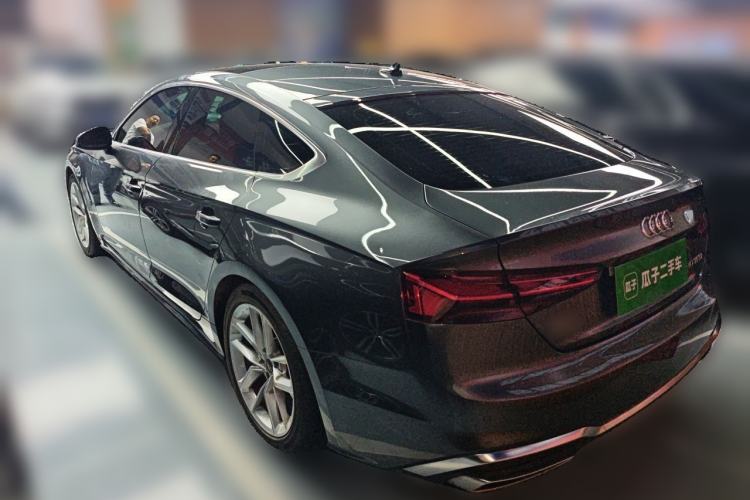 Used Audi A5 2024 Sportback 40 TFSI Fashionable and Dynamic Model Rear Left 45 Deg