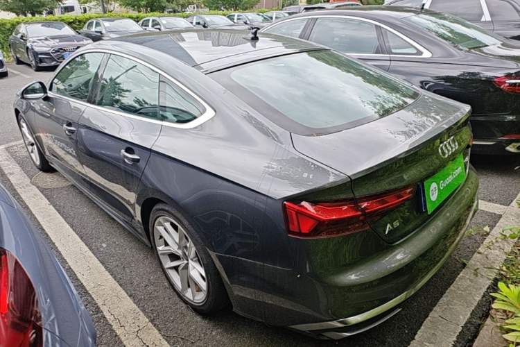 Used Audi A5 2024 Sportback 40 TFSI Fashionable and Dynamic Model Rear Left 45 Deg