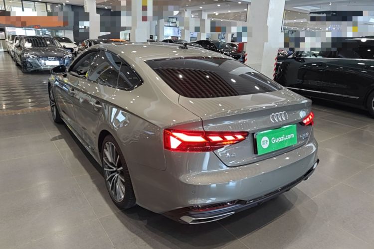 Used Audi A5 2024 Sportback 40 TFSI quattro Luxury Dynamic Model Rear Left 45 Deg