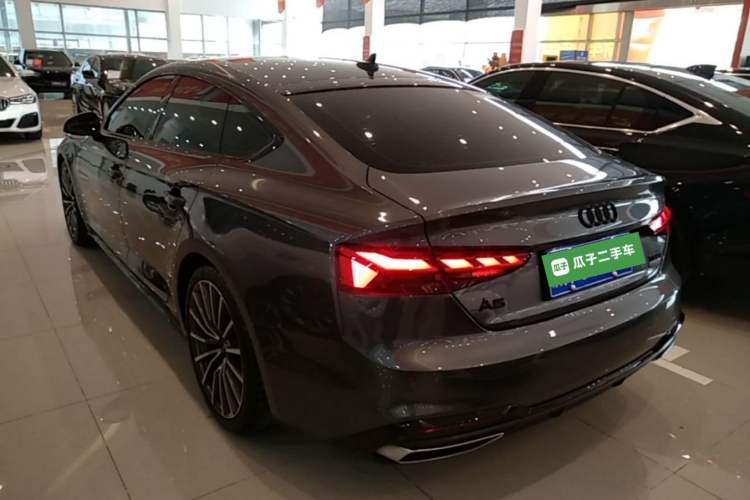 Used Audi A5 2024 Sportback 40 TFSI quattro Luxury Dynamic Model Rear Left 45 Deg