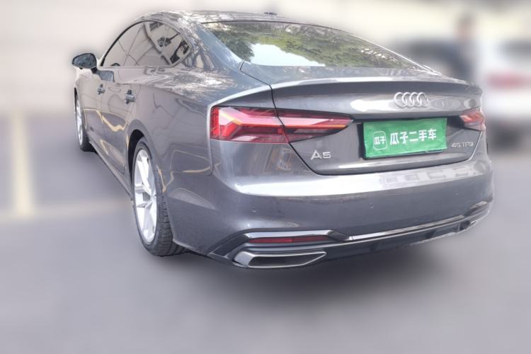 Used Audi A5 2024 Sportback 40 TFSI Fashionable and Dynamic Model Rear Left 45 Deg