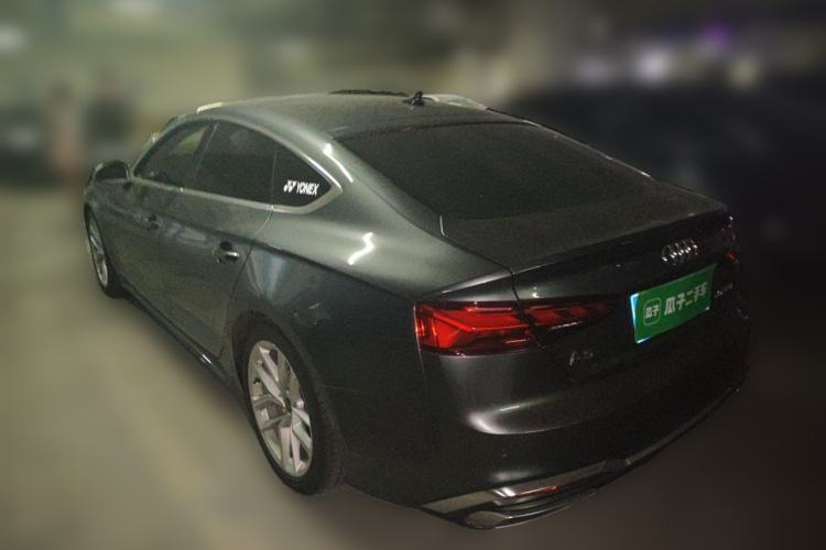 Used Audi A5 2024 Sportback 40 TFSI Fashionable and Dynamic Model Rear Left 45 Deg