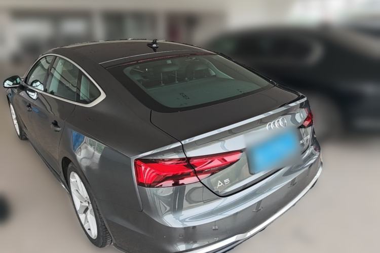 Used Audi A5 2024 Sportback 40 TFSI Fashionable and Dynamic Model Rear Left 45 Deg
