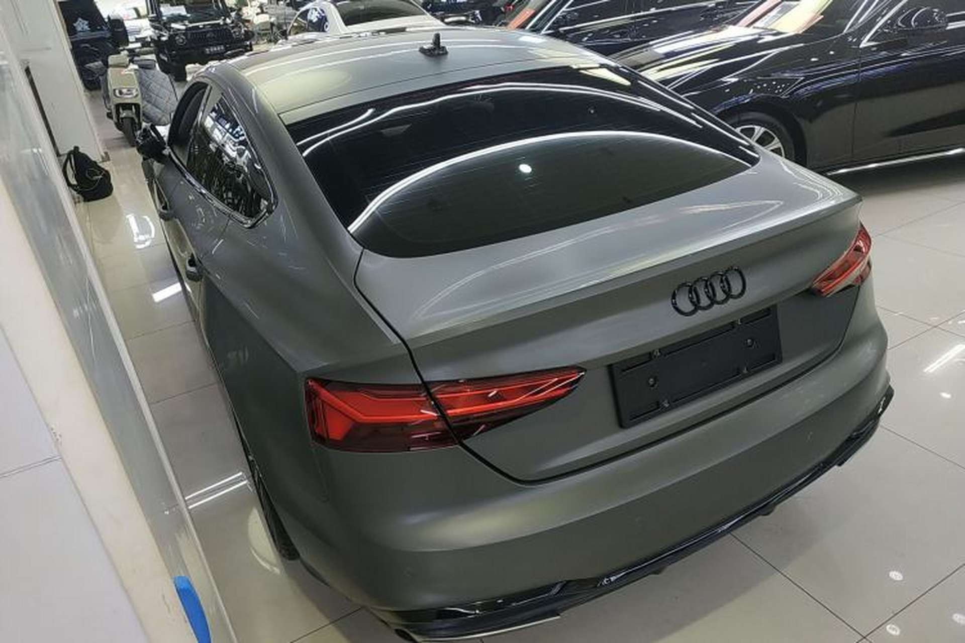 Used Audi A5 2024 Sportback 40 TFSI quattro Luxury Dynamic Model Rear Left 45 Deg