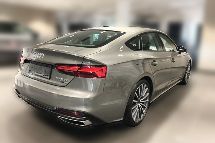 Used Audi A5 2024 Sportback 40 TFSI quattro Luxury Dynamic Model Rear Right 45 Deg