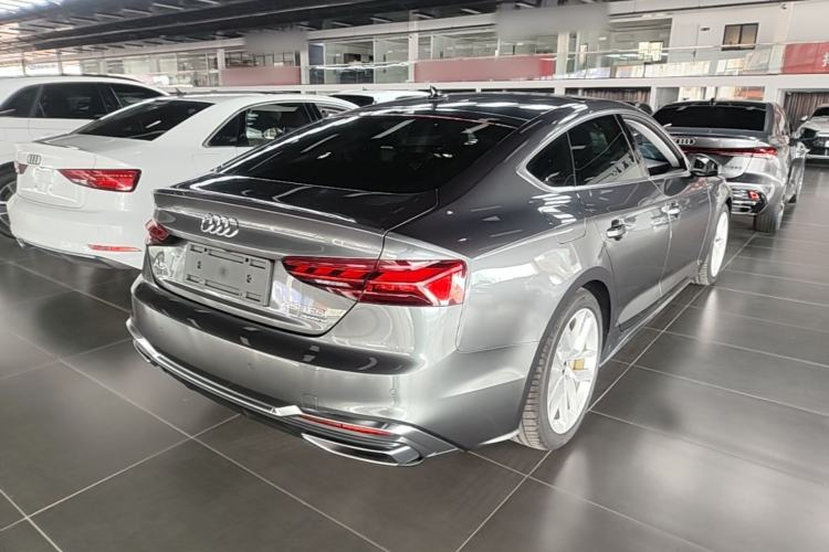 Used Audi A5 2024 Sportback 40 TFSI Fashionable and Dynamic Model Rear Right 45 Deg