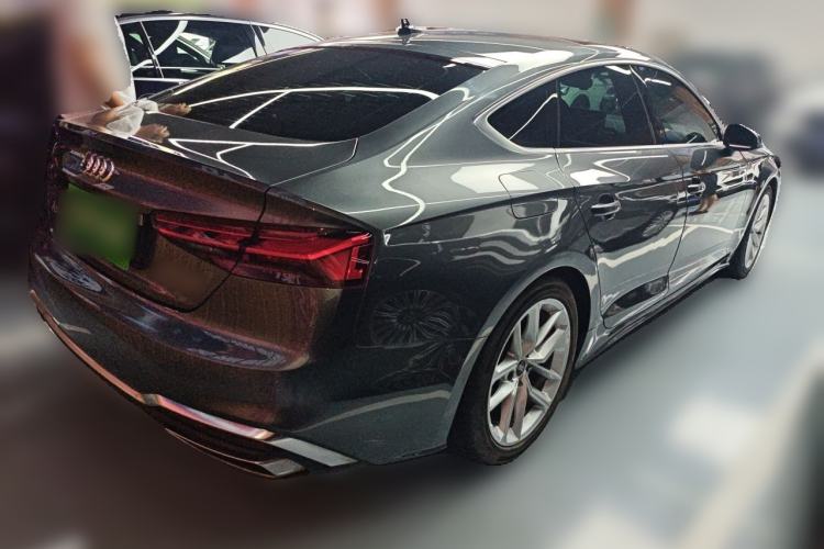 Used Audi A5 2024 Sportback 40 TFSI Fashionable and Dynamic Model Rear Right 45 Deg