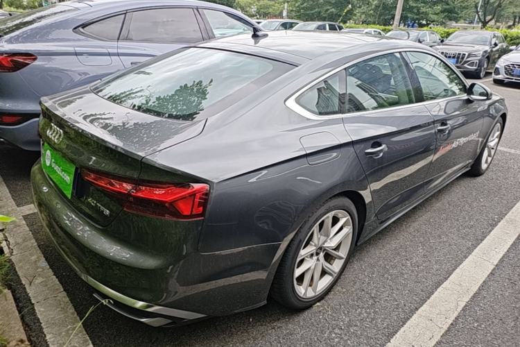 Used Audi A5 2024 Sportback 40 TFSI Fashionable and Dynamic Model Rear Right 45 Deg