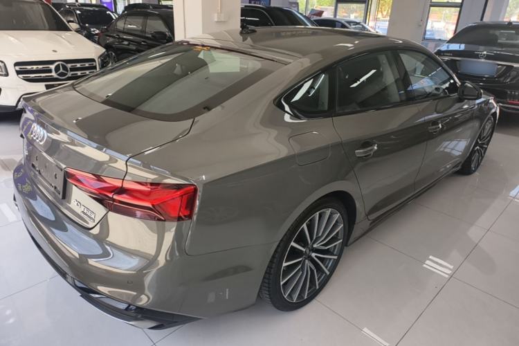 Used Audi A5 2024 Sportback 40 TFSI quattro Luxury Dynamic Model Rear Right 45 Deg