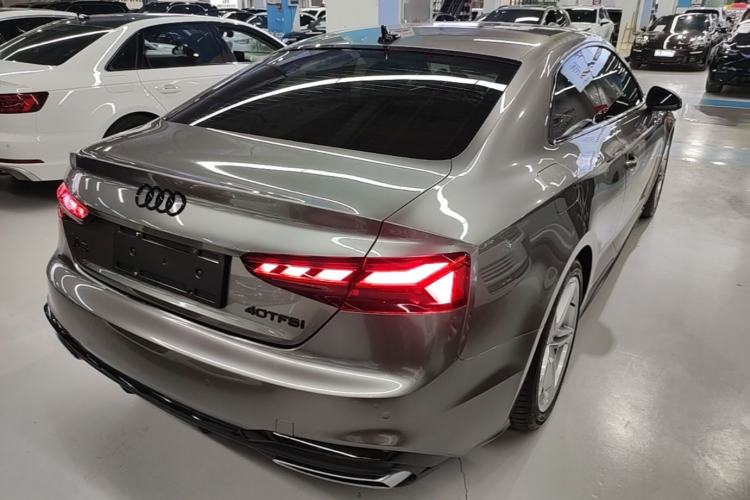 Used Audi A5 2024 Coupe 40 TFSI Fashion Dynamic Model Rear Right 45 Deg