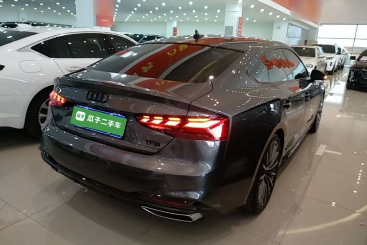 Used Audi A5 2024 Sportback 40 TFSI quattro Luxury Dynamic Model Rear Right 45 Deg