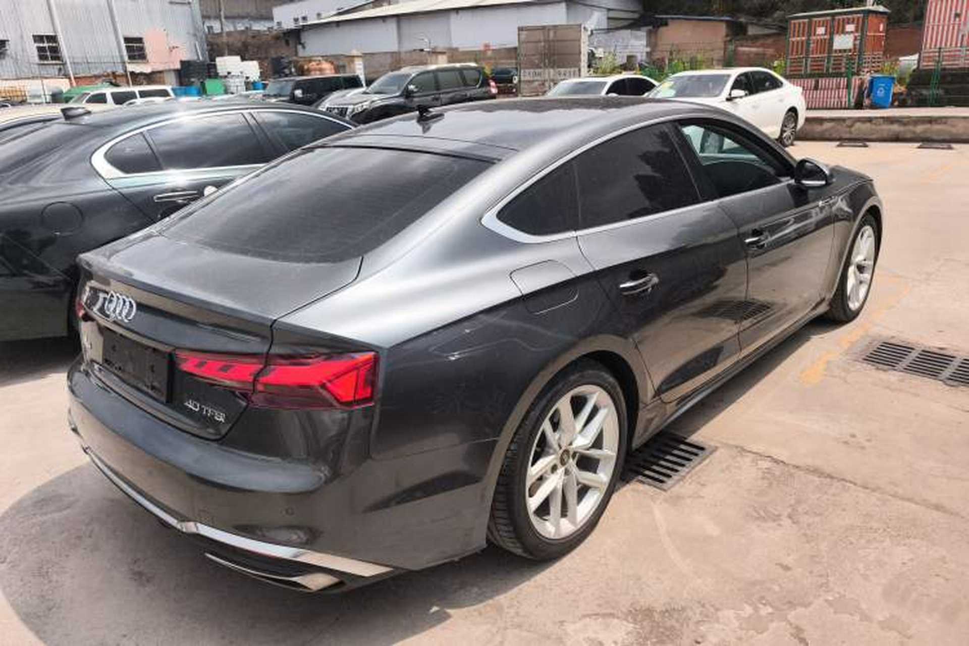 Used Audi A5 2024 Sportback 40 TFSI Fashionable and Dynamic Model Rear Right 45 Deg