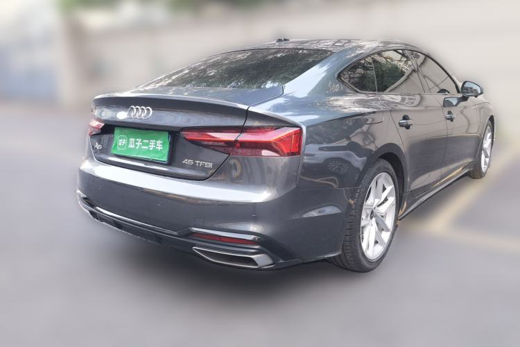 Used Audi A5 2024 Sportback 40 TFSI Fashionable and Dynamic Model Rear Right 45 Deg