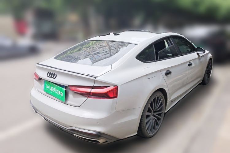 Used Audi A5 2024 Sportback 40 TFSI quattro Luxury Dynamic Model Rear Right 45 Deg