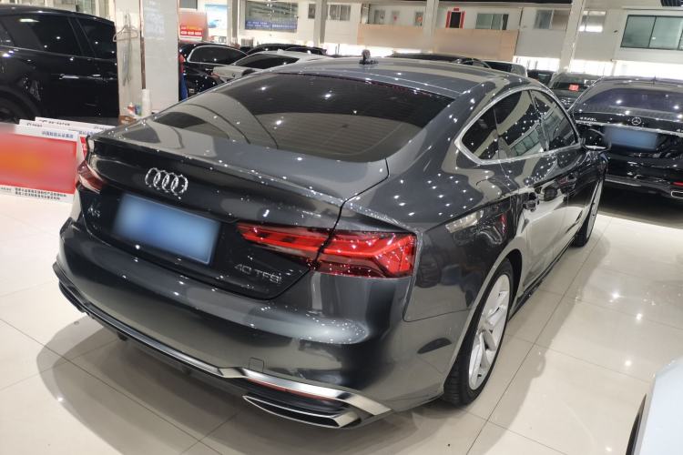 Used Audi A5 2024 Sportback 40 TFSI Fashionable and Dynamic Model Rear Right 45 Deg