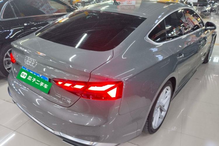Used Audi A5 2024 Sportback 40 TFSI Fashionable and Dynamic Model Rear Right 45 Deg