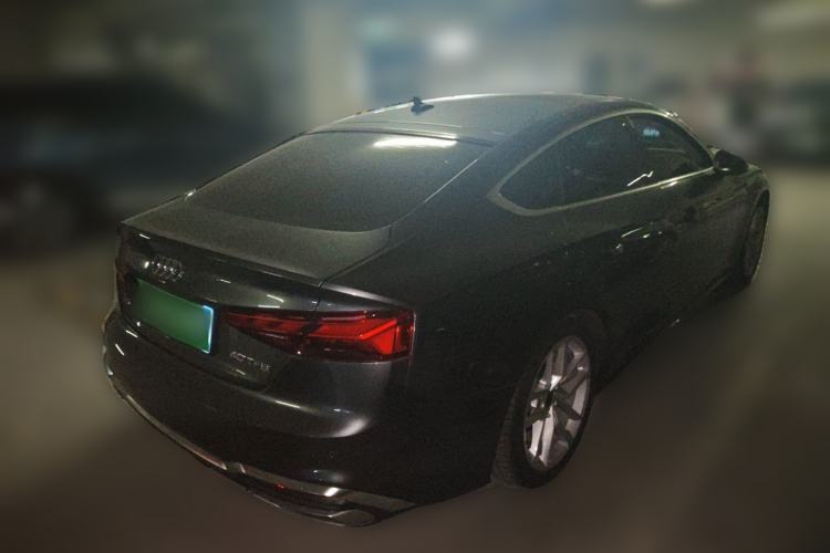 Used Audi A5 2024 Sportback 40 TFSI Fashionable and Dynamic Model Rear Right 45 Deg