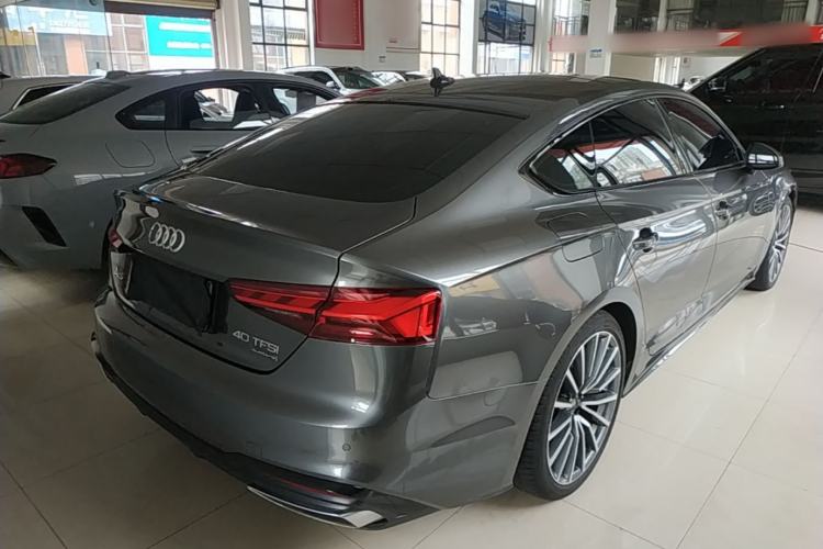 Used Audi A5 2024 Sportback 40 TFSI quattro Luxury Dynamic Model Rear Right 45 Deg