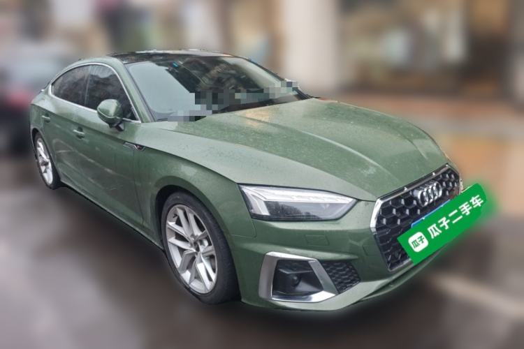 Used Audi A5 2024 Sportback 40 TFSI Fashionable and Dynamic Model Front Right 45 Deg