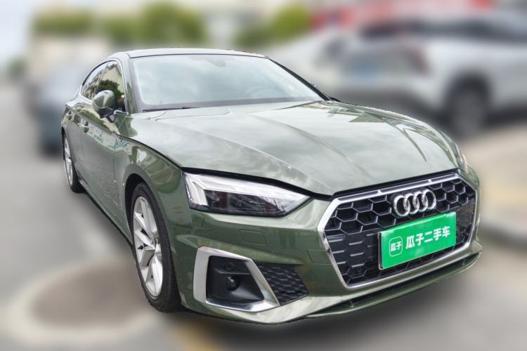Used Audi A5 2024 Sportback 40 TFSI Fashionable and Dynamic Model Front Right 45 Deg