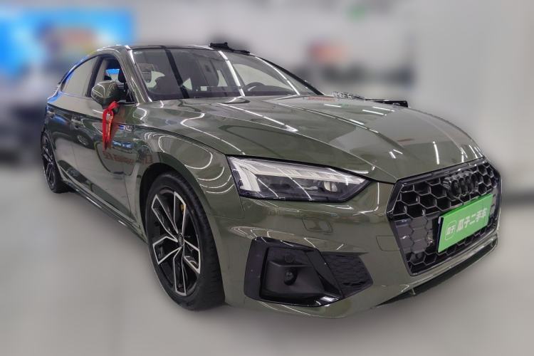 Used Audi A5 2024 Sportback 40 TFSI Fashionable and Dynamic Model Front Right 45 Deg