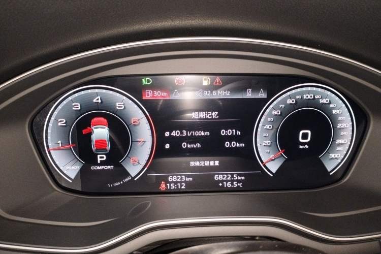 Used Audi A5 2024 Sportback 40 TFSI quattro Luxury Dynamic Model Instrument Cluster
