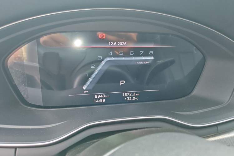 Used Audi A5 2024 Sportback 40 TFSI Fashionable and Dynamic Model Instrument Cluster