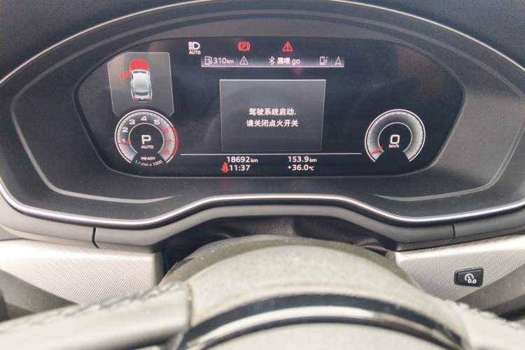 Used Audi A5 2024 Sportback 40 TFSI Fashionable and Dynamic Model Odometer Close Up