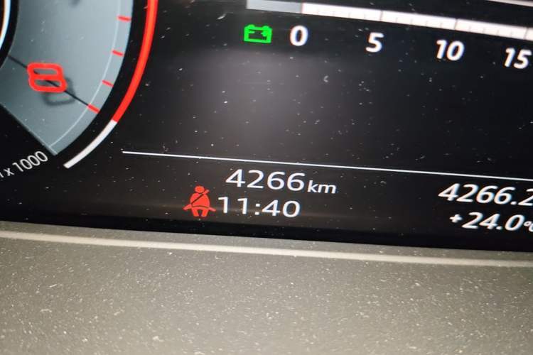 Used Audi A5 2024 Sportback 40 TFSI Fashionable and Dynamic Model Odometer Close Up