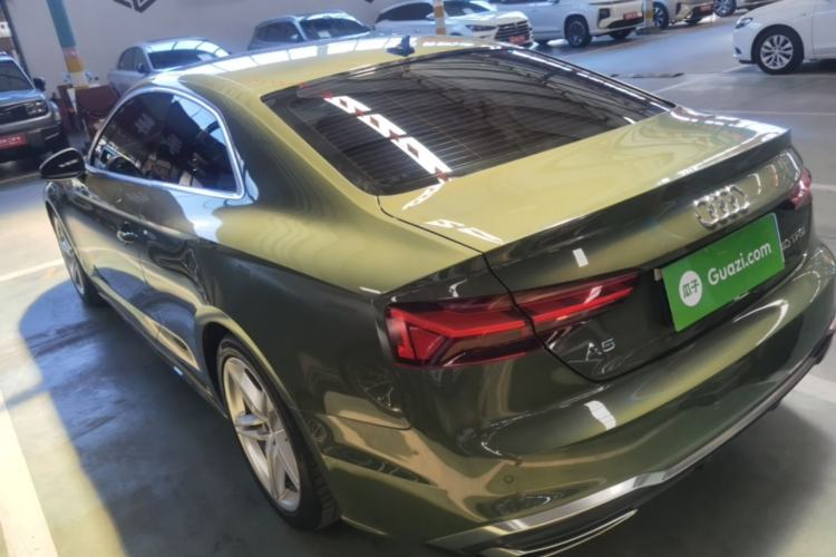 Used Audi A5 2024 Coupe 40 TFSI Fashion Dynamic Model Rear Left 45 Deg