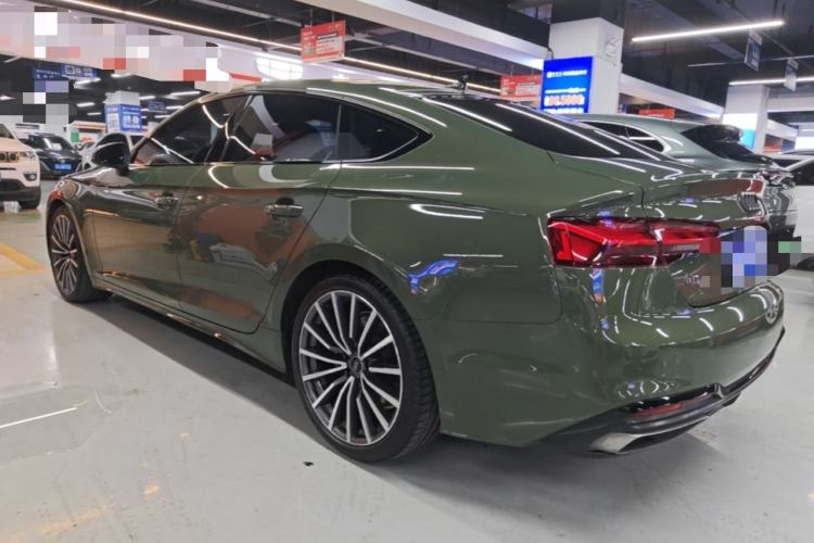 Used Audi A5 2024 Sportback 40 TFSI quattro Luxury Dynamic Model Rear Left 45 Deg