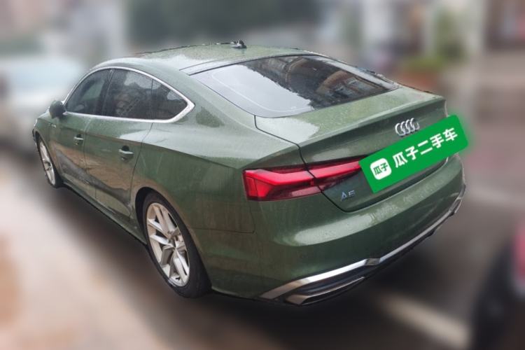 Used Audi A5 2024 Sportback 40 TFSI Fashionable and Dynamic Model Rear Left 45 Deg