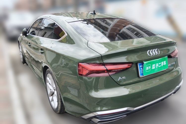 Used Audi A5 2024 Sportback 40 TFSI Fashionable and Dynamic Model Rear Left 45 Deg