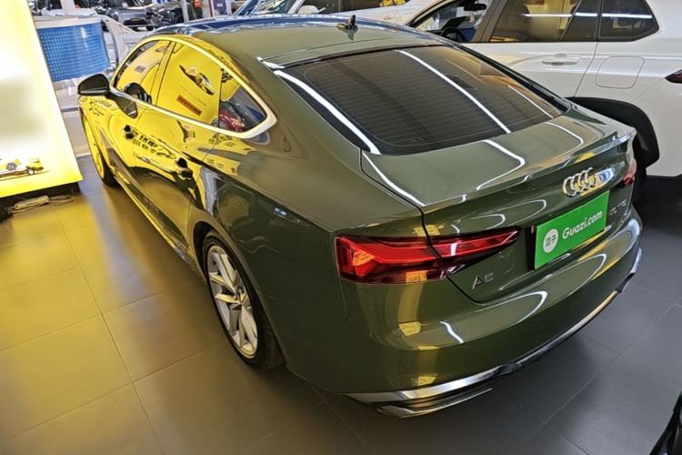 Used Audi A5 2024 Sportback 40 TFSI Fashionable and Dynamic Model Rear Left 45 Deg