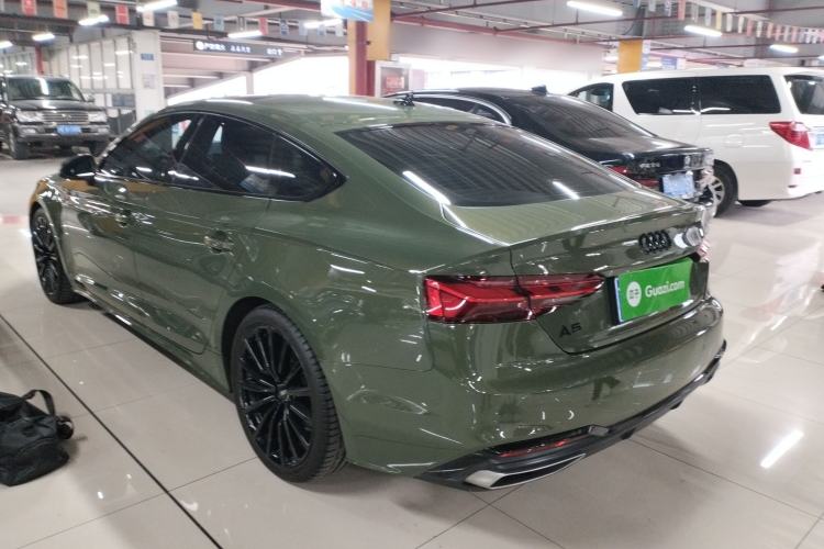 Used Audi A5 2024 Sportback 40 TFSI quattro Luxury Dynamic Model Rear Left 45 Deg