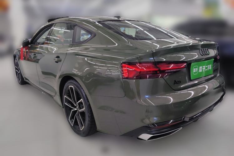 Used Audi A5 2024 Sportback 40 TFSI Fashionable and Dynamic Model Rear Left 45 Deg