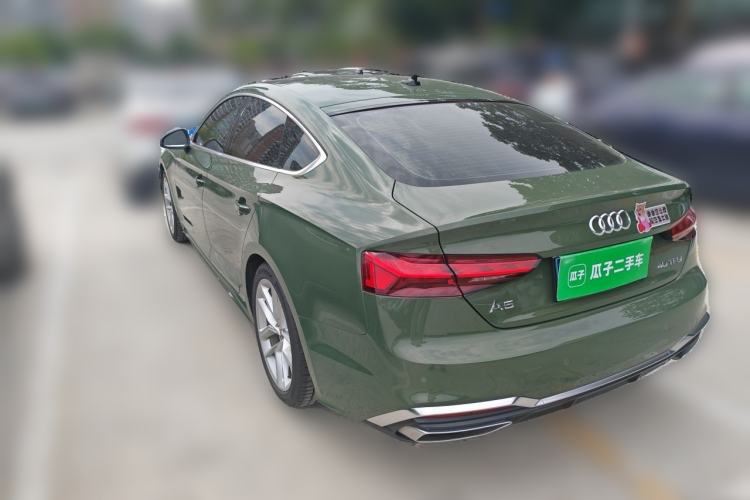 Used Audi A5 2024 Sportback 40 TFSI Fashionable and Dynamic Model Rear Left 45 Deg