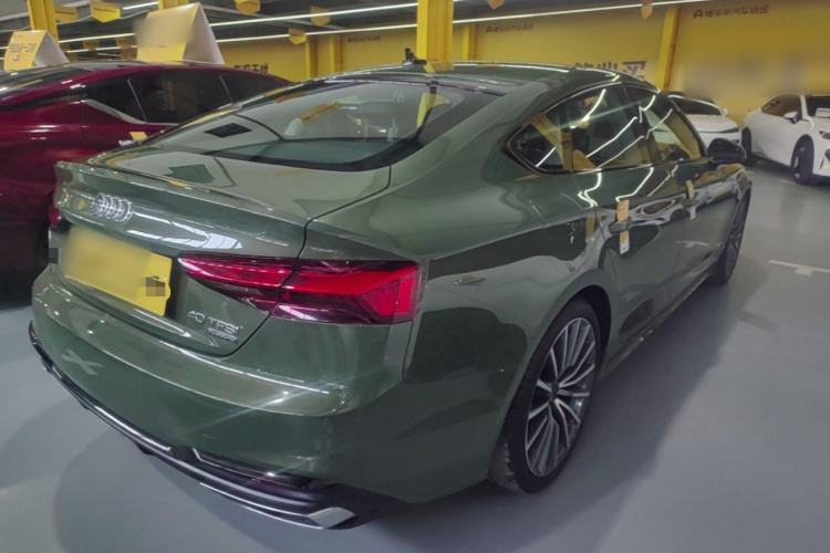 Used Audi A5 2024 Sportback 40 TFSI quattro Luxury Dynamic Model Rear Right 45 Deg