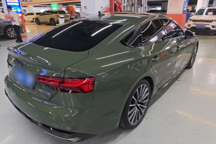Used Audi A5 2024 Sportback 40 TFSI quattro Luxury Dynamic Model Rear Right 45 Deg