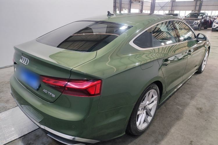 Used Audi A5 2024 Sportback 40 TFSI Fashionable and Dynamic Model Rear Right 45 Deg