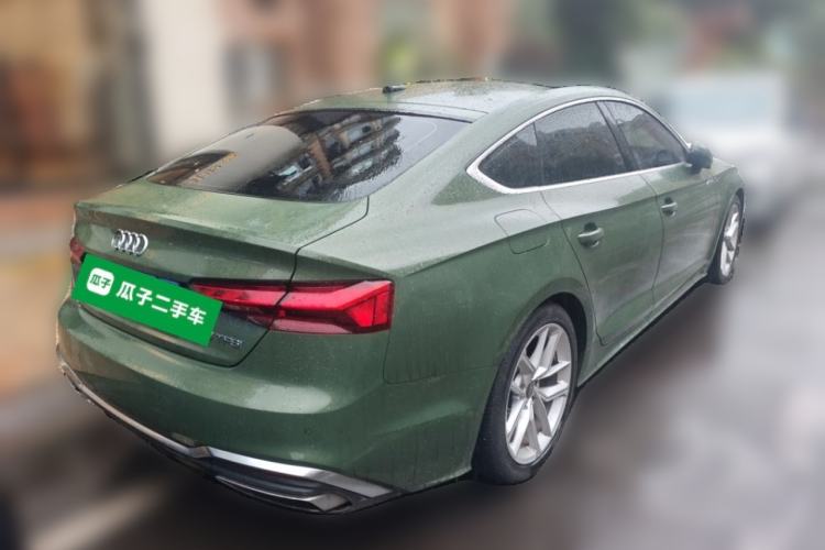 Used Audi A5 2024 Sportback 40 TFSI Fashionable and Dynamic Model Rear Right 45 Deg