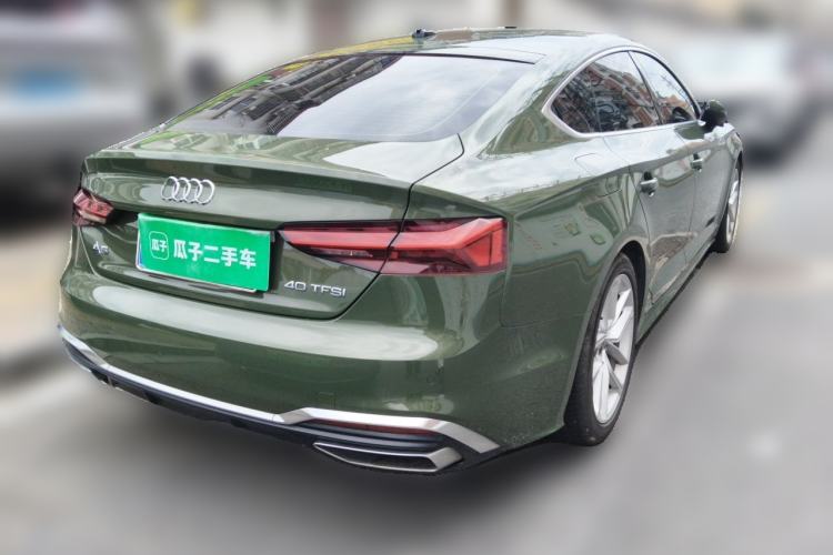 Used Audi A5 2024 Sportback 40 TFSI Fashionable and Dynamic Model Rear Right 45 Deg