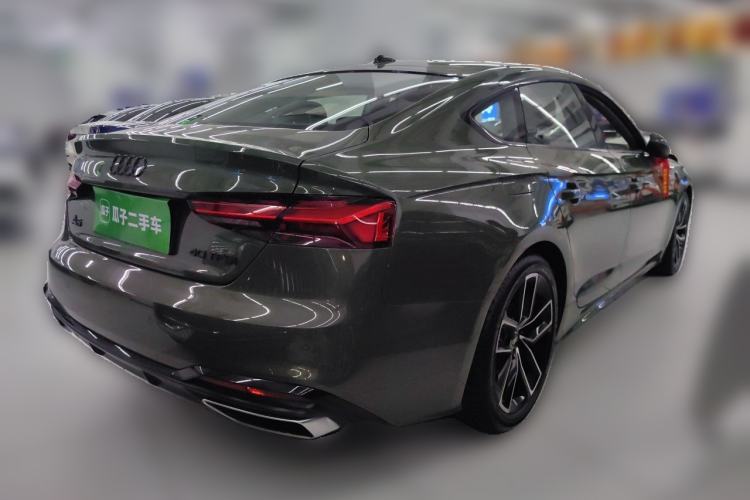 Used Audi A5 2024 Sportback 40 TFSI Fashionable and Dynamic Model Rear Right 45 Deg