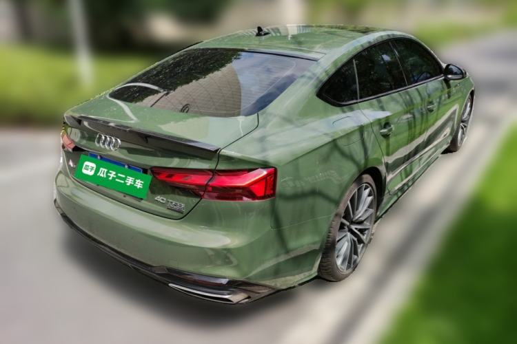 Used Audi A5 2024 Sportback 40 TFSI quattro Luxury Dynamic Model Rear Right 45 Deg